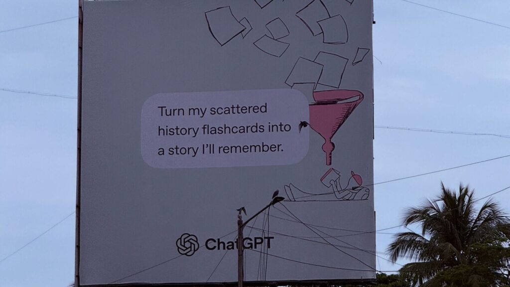 Spotted: ChatGPT comes to India