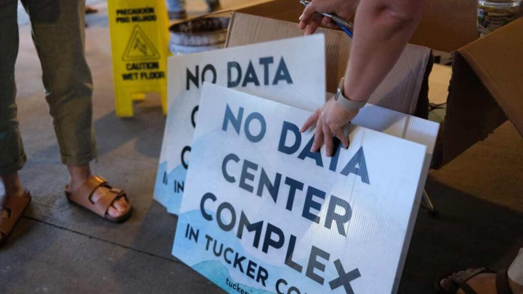 A growing nimby movement could upend the data center boom