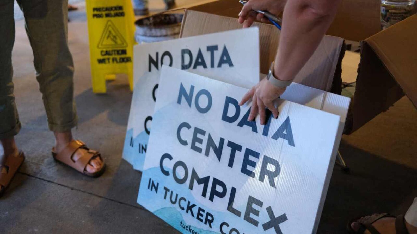 A growing nimby movement could upend the data center boom